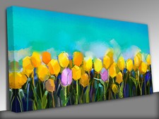 Ölgemälde Tulpen Blumen