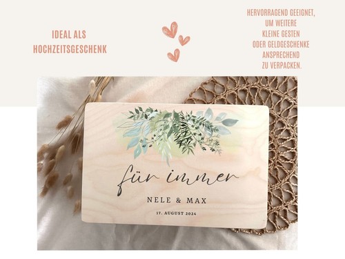 Personalisierte hochzeitskiste - personalisierte,