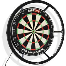 Dartleuchte LED Dartboard Licht 360° Kunststoff Schwarz Beleuchtung Zubehör