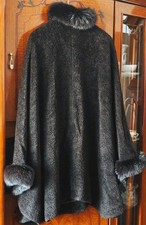 Jacke.Poncho.Damen mit Echte