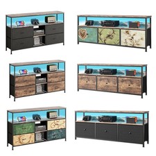 TV Schrank mit LED-Leuchten