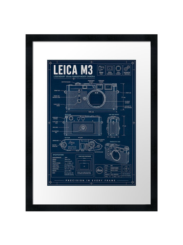 Leica blau gerahmtes - m3,