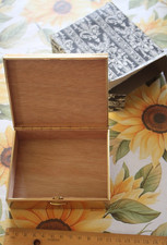 Schmuckschatulle Schatulle schachtel email deko Holz schachtel IK