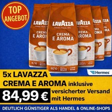 5X 1 Kg LAVAZZA CREMA E AROMA