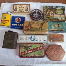 Mehrere Antike Blechdose aus