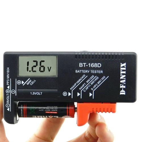 Digitaler batterietester - digitaler,