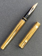 Sheaffer Targa 1020 Imperial Brass USA Füllfederhalter Medium 14K Goldfeder