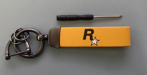 Rockstar games keychain mit - rockstar,