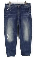 G-Star Arc 3D X Loose Jeans Damen W31/L34 Kn�chel Zerrissen Whiskers Neu