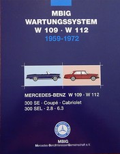 MBIG Wartungssystem S-Klasse Mercedes W109-112 300SE SEL Oldtimer Daimler Benz