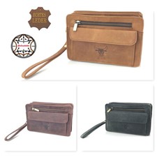Echt Leder Handgelenktasche