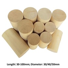 Runde Holzstange Rundstab Holzstab Durchmesser Ø 30/40/50mm Länge 30-100mm