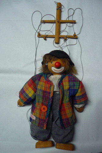 Sigikid marionette clown - clown,