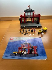 Lego 9V Eisenbahn 4556 City Bahnhof rot komplett top Zustand OBA
