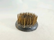 Ikebana Japanischer Blumenigel Kenzan Metall Vintage Steckigel