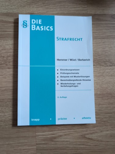 Skript basics strafrecht - skript,