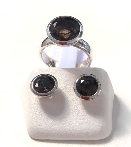 Quinn set ring ohrstecker - +,