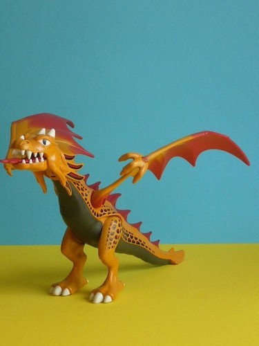 Playmobil ein orange roter - ,