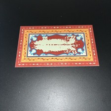 Playmobil Family Fun City Life Teppich rot-orange-blau-creme (ca. 12 x 7cm)