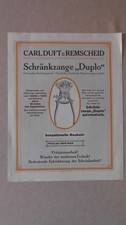 Prospekt Carl Duft Remscheid