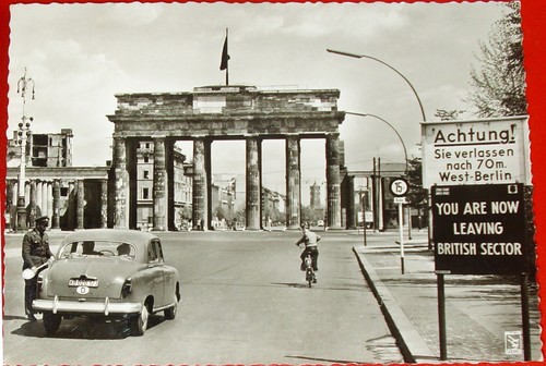 Berlin west 1958 zonengrenze - berlin,