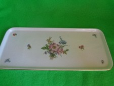 Königskuchenplatte  Bunte Blume 32 x 14 cm  von Fürstenberg