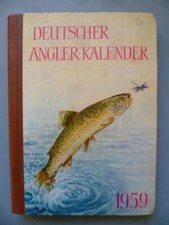 Deutscher Angelkalender 1959 - DDR Angelsport, alte Angel, DDR Angeln Jahrbuch