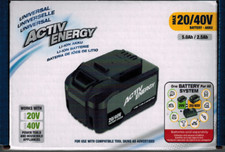 Rücklauf: ACTIV ENERGY Akku 20/40 V 5,0 Ah 2,5Ah Für FERREX Geräte  (XYZ652A)