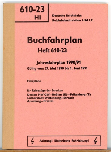 Buchfahrplan 610 - -23, hl
