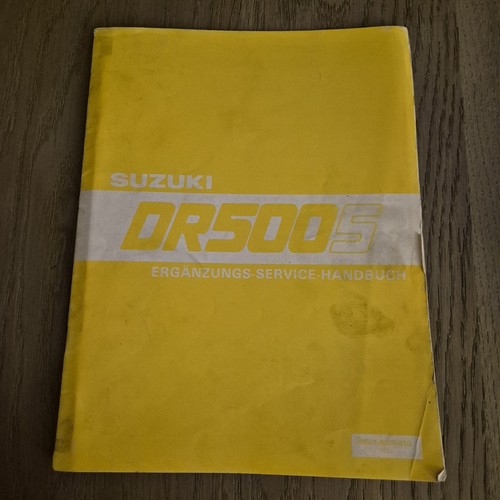 Suzuki dr500s - dr500s, –