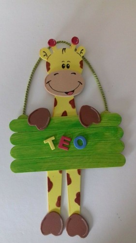 Farbkleckstiger türschild - farbkleckstiger,