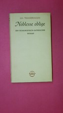 184363 Lia Timmermans NOBLESSE OBLIGE Roman HC