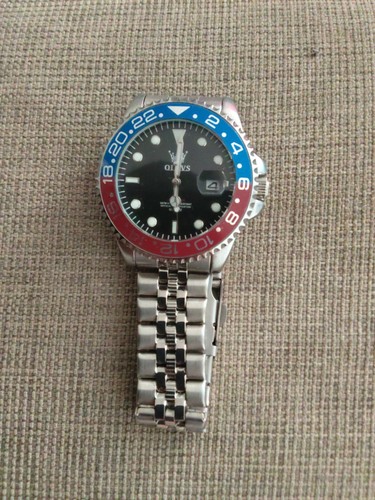 Herrenuhr edelstahl oleys - herrenuhr,