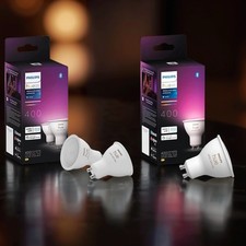 Philips Hue GU10 White & Color Ambiance LED 400 Lm 1er  2er Pack 16 Mio Farbe