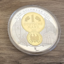 Gold mark münze 2001 - 1,