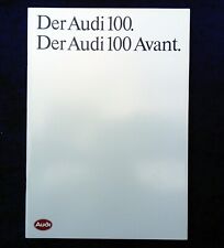 AUDI 100  100 Avant, Typ 44 Prospekt, 9.1984   m. Farben u. Polstern  gebraucht!