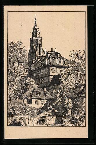 Künstler otto ubbelohde - künstler-ak,