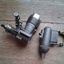 Modellflugzeug Motor Enya 19-V  4005  3,25ccm  Flugzeugmotor Japan ca. 50 Jahre 