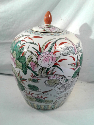 Ingwertopf,Deckelvase