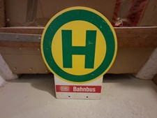 Haltestellenschild Bahnbus