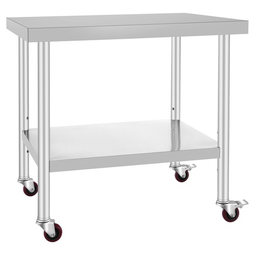 Edelstahl küchenwagen mit - edelstahl, 4