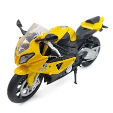 1/12 BMW S1000RR Motorrad Modell Diecast Spielzeug fur Kinder Sammlung Gelb