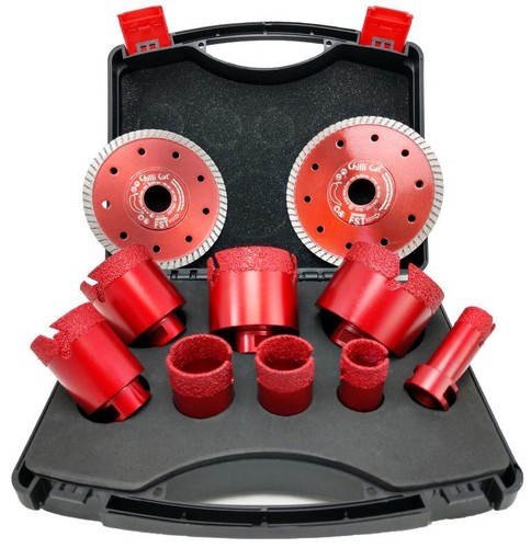 Diamant fliesenbohrer set - diamant,