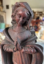 Alte geschnitzte Holzfigur /