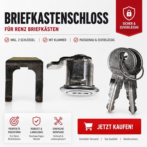 Briefkastenschloss für renz - für,