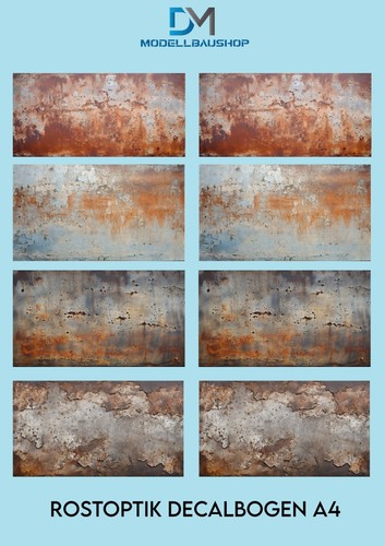 Rostoptik decalbogen patina - ,