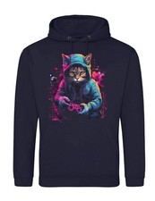 Gaming Katze Herren Hoodie