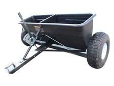 SECURA Salzstreuer Streuwagen Streuanhänger - 1m Streubreite (80 Liter)