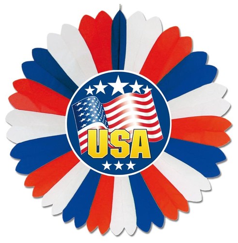 Dekofächer usa mit flagge - usa,