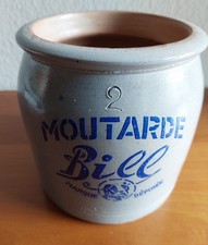 Alter 2 Liter Senftopf Moutarde Bill - Marque déposée - Vintage